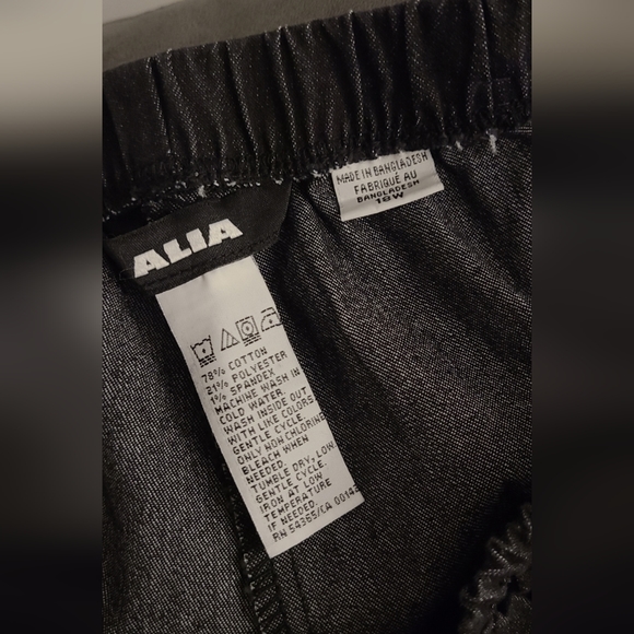 ⚘NWT⚘🖤Alia Women's Black Plus Size Pull On Pants: Size 18W🖤 - Picture 4 of 5